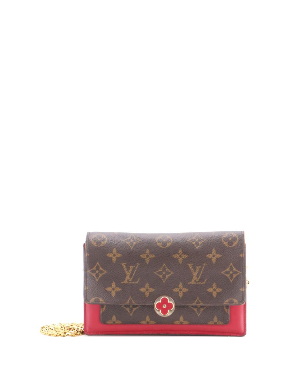 Louis Vuitton Flore Chain Wallet Canvas #364807L98B